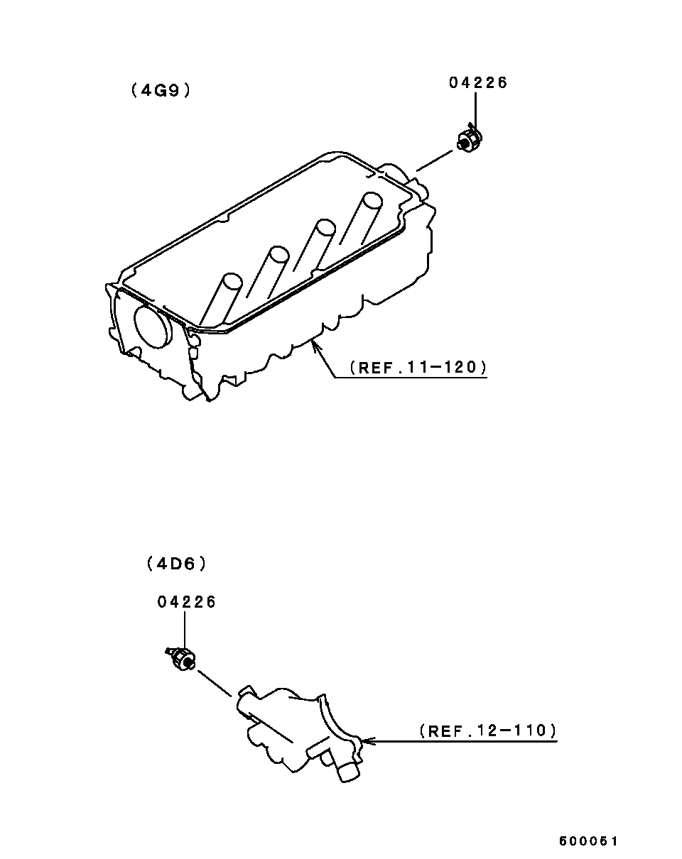 Fuso MD138994 - Sensor, presión de aceite parts5.com