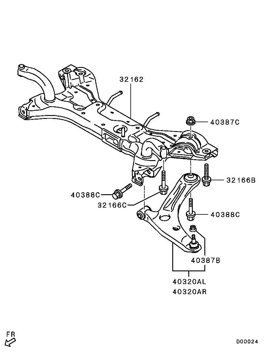 Smart MN186217 - Brat, suspensie roata parts5.com