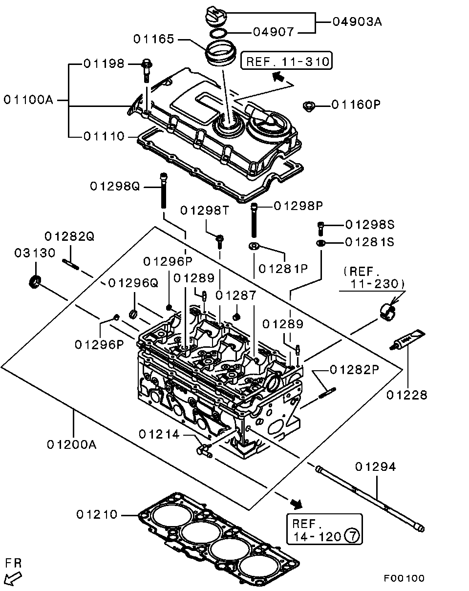 Mitsubishi MN980029 - Vízpumpa + fogasszíj készlet parts5.com