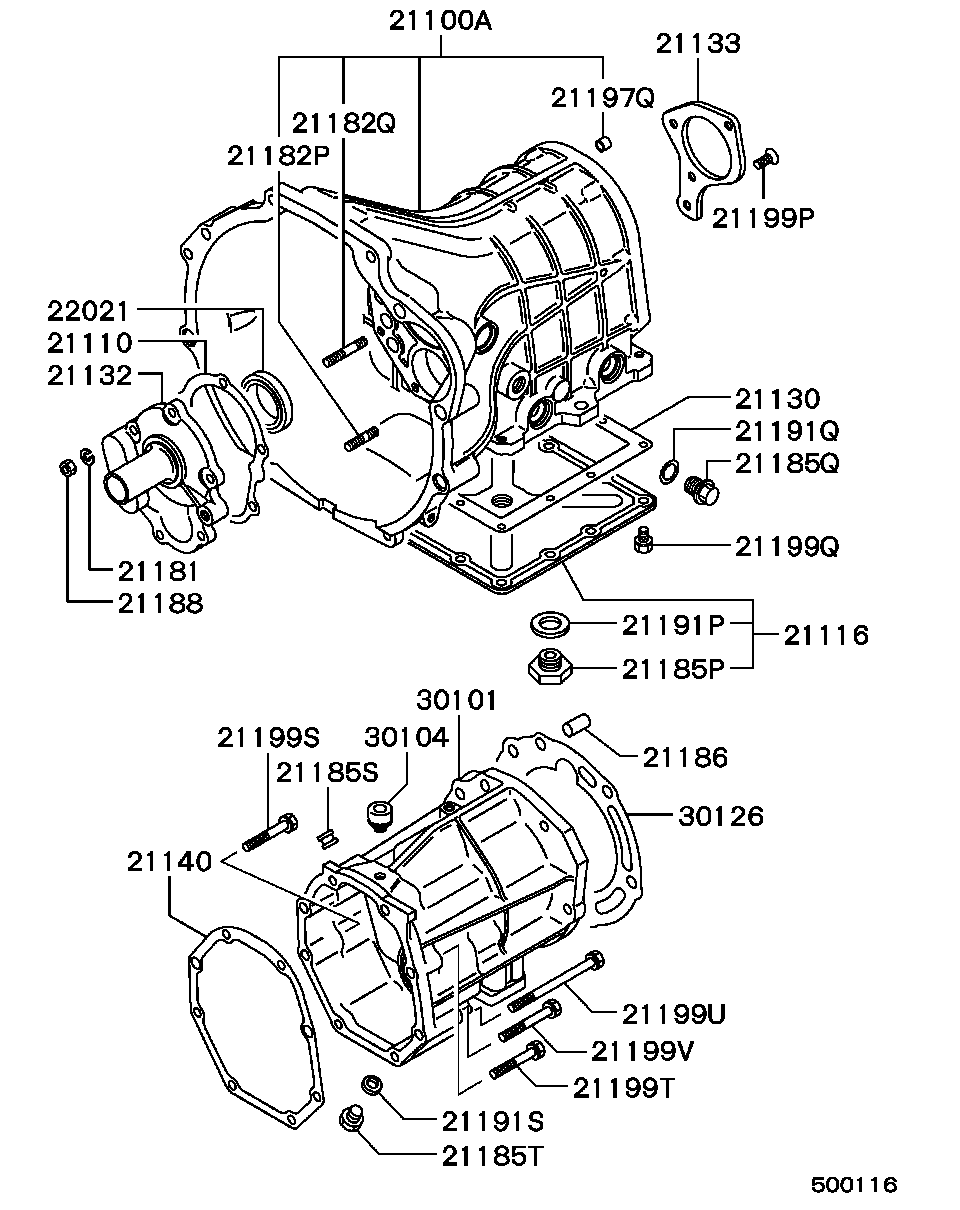 Chrysler MD723202 - Simering, ax cu came parts5.com