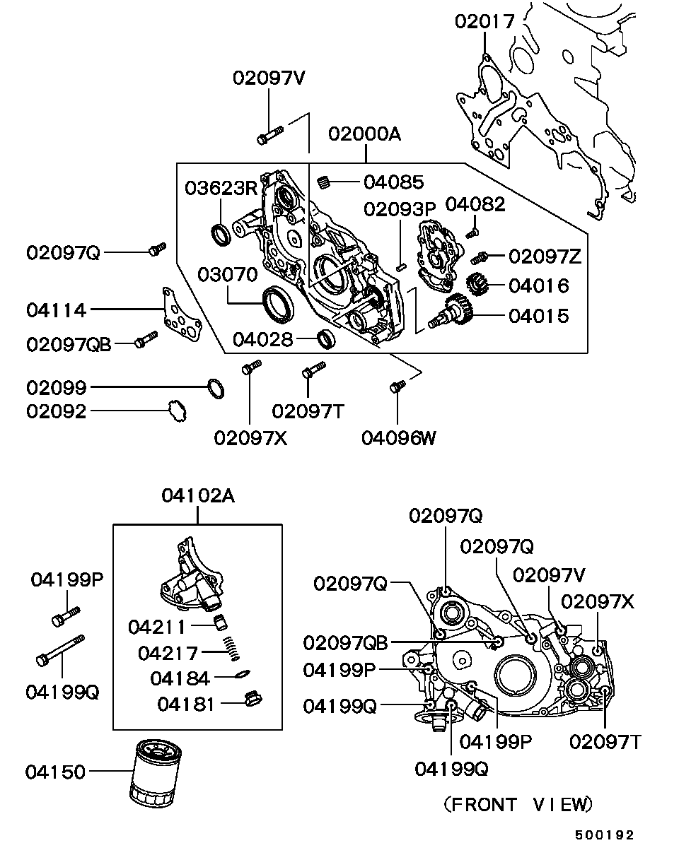 Mitsubishi MD041021 - Прокладка, впускной коллектор parts5.com