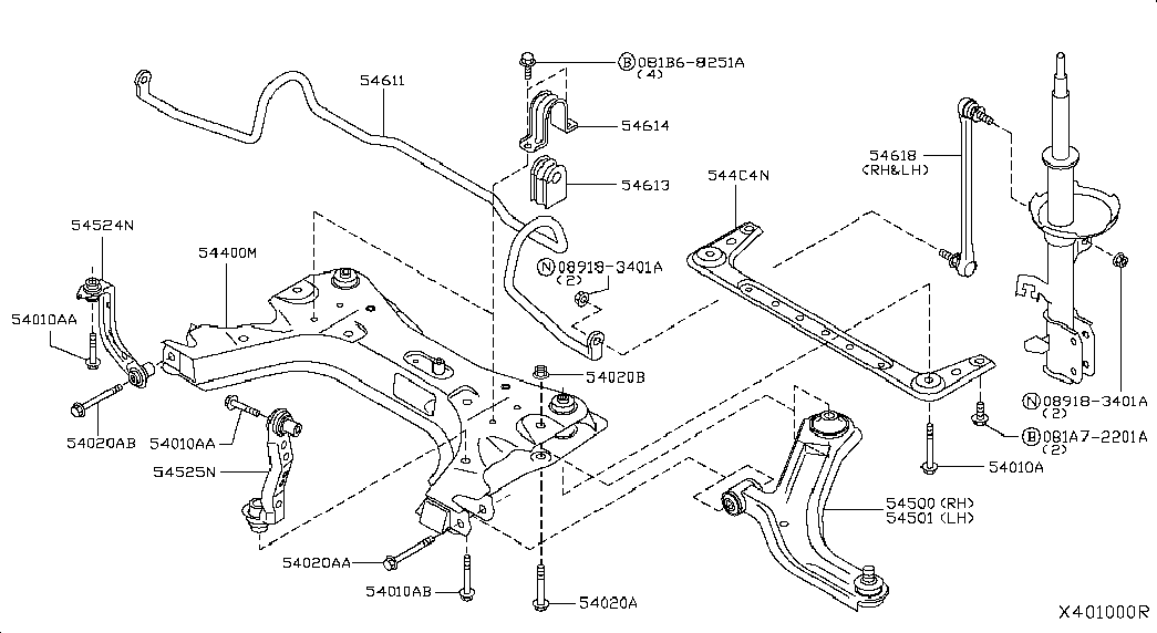 RENAULT 54501EL000 - Δαχτυλίδι, ημιελειπτικό ελατήριο parts5.com