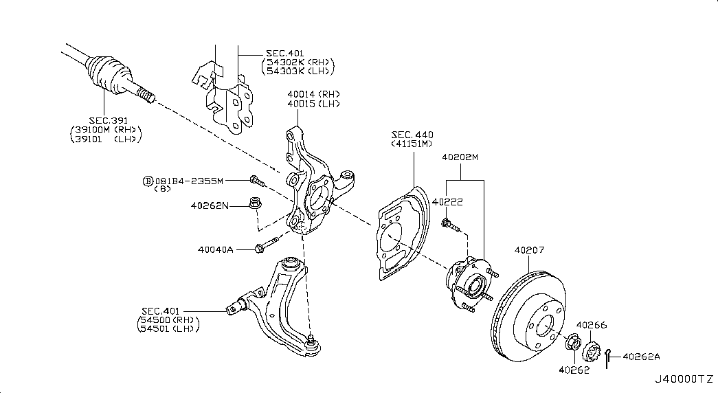 NISSAN 40206-1KC1A - Disc frana parts5.com