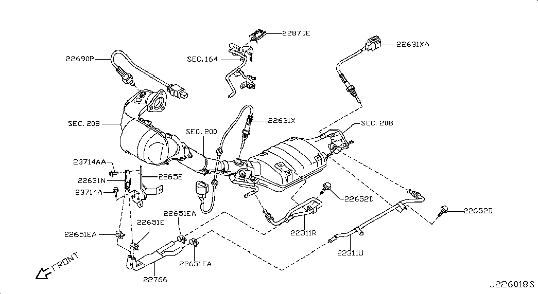 NISSAN 22771JG70A - Senzor, presiune gaze evacuare parts5.com