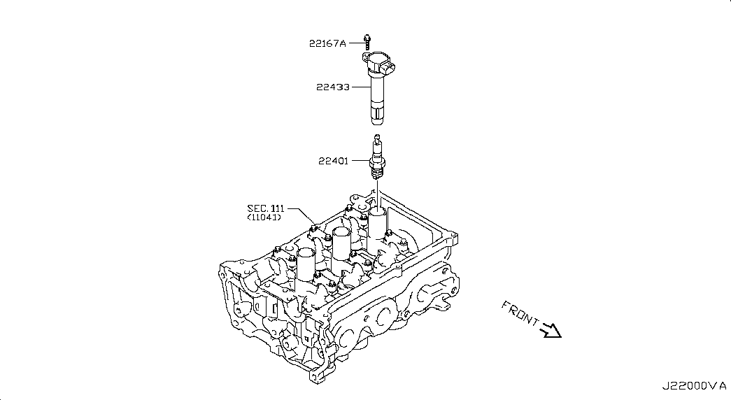 NISSAN B2401-4A00A - Bujii parts5.com