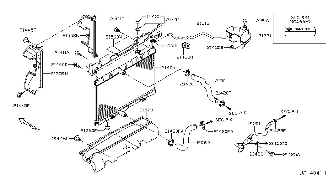 RENAULT 2143 079 99C - Τάπα κλεισίματος, ψύκτης parts5.com