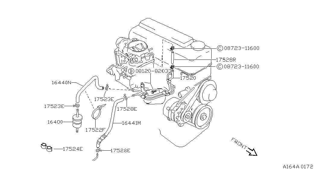 NISSAN 16400-V2700 - Üzemanyagszűrő parts5.com