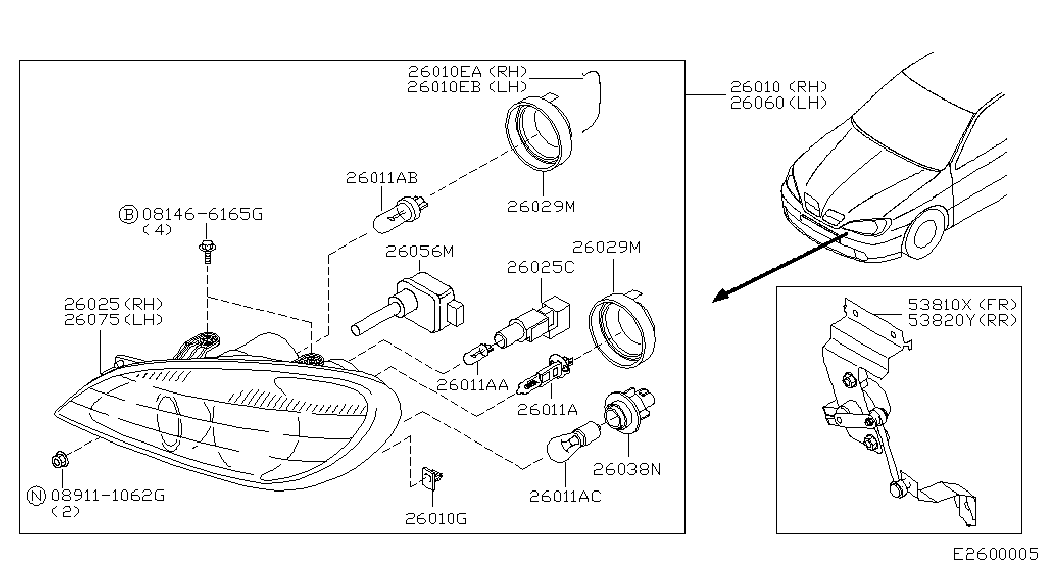 NISSAN 26295-9F500 - Λυχνία, φώτα πορείας ημέρας parts5.com