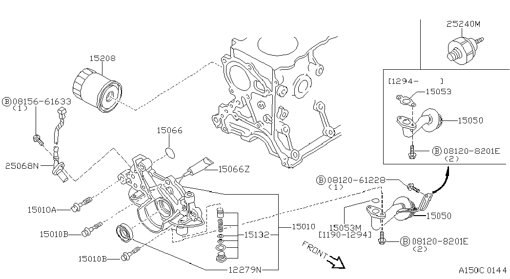 NISSAN 13510-V7200 - Simering, ax cu came parts5.com