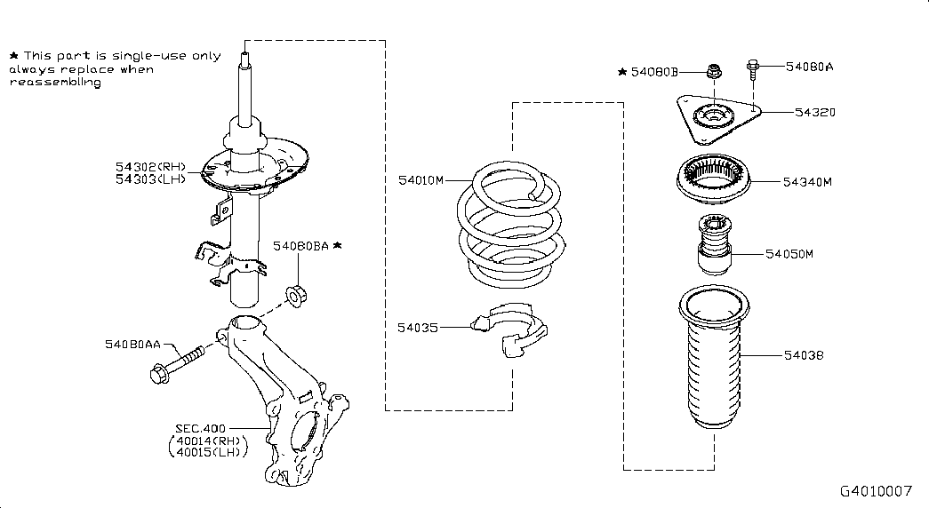 NISSAN 543206968R* - Ložisko pružné vzpěry parts5.com