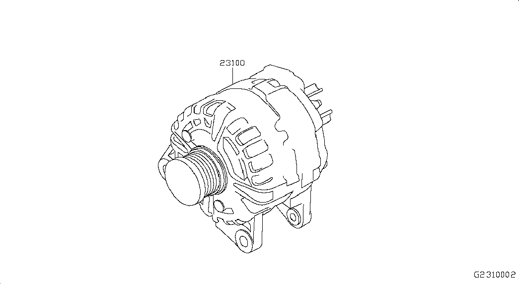 RENAULT 231004BE0B - Rihmaratas,generaator parts5.com