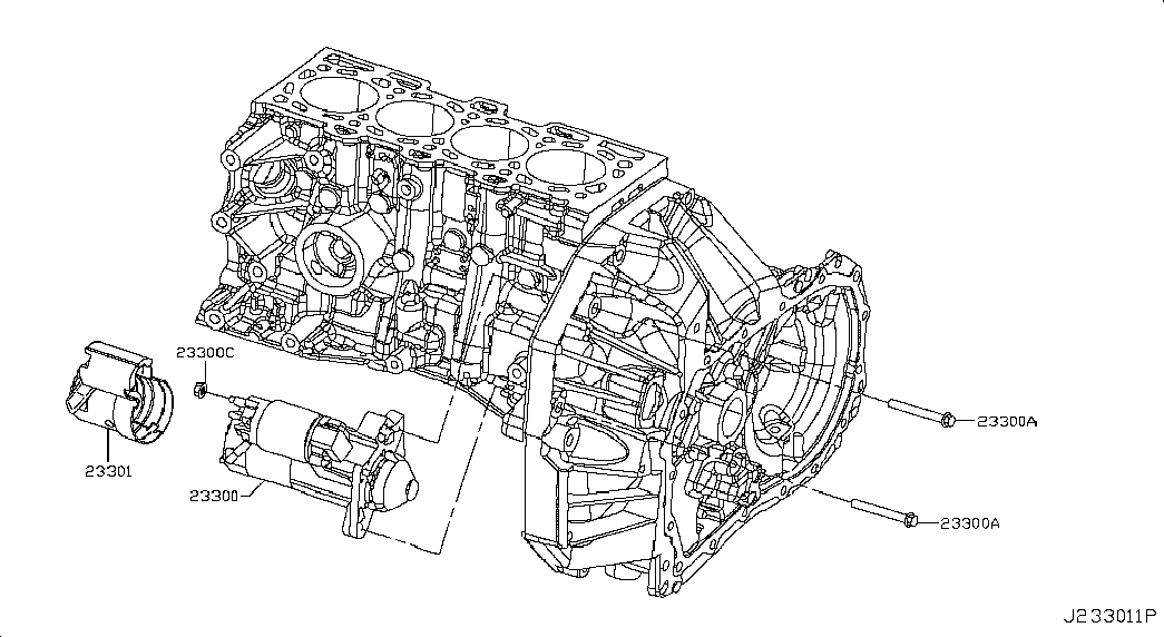 NISSAN 23300-00Q1H - Starter parts5.com