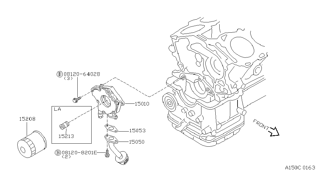 NISSAN 15208-31U00 - Filter za ulje parts5.com