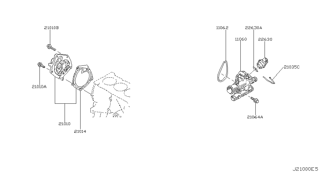 NISSAN 22630-BN702 - Andur,Jahutusvedeliku temp. parts5.com