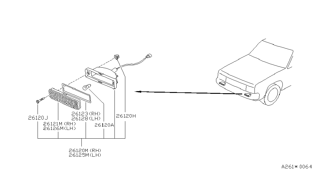 NISSAN 2671789950 - Žarulja, svjetlo za maglu / stražnje svjetlo parts5.com