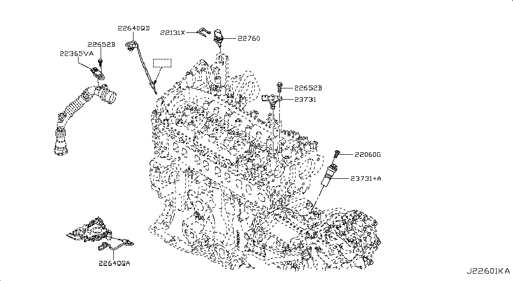 NISSAN 2373100Q1B - Czujnik, pozycja wałka rozrządu parts5.com