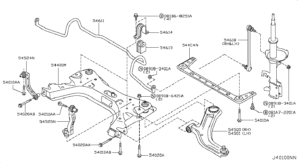 NISSAN 54501-EW000 - Brat, suspensie roata parts5.com