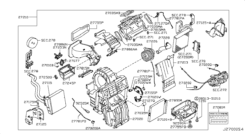 NISSAN B7891-EL00A - Filtr, vzduch v interiéru parts5.com