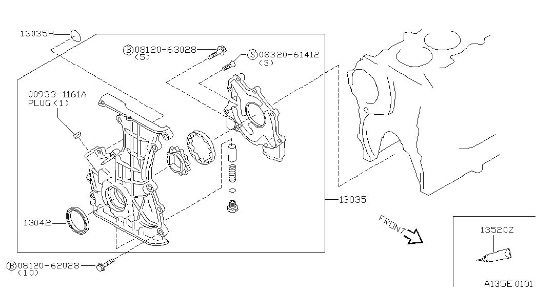 NISSAN 15066-77A00 - Прокладка, впускной коллектор parts5.com