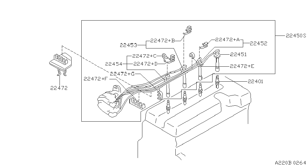 NISSAN 22401-2J200 - Bougie d'allumage parts5.com