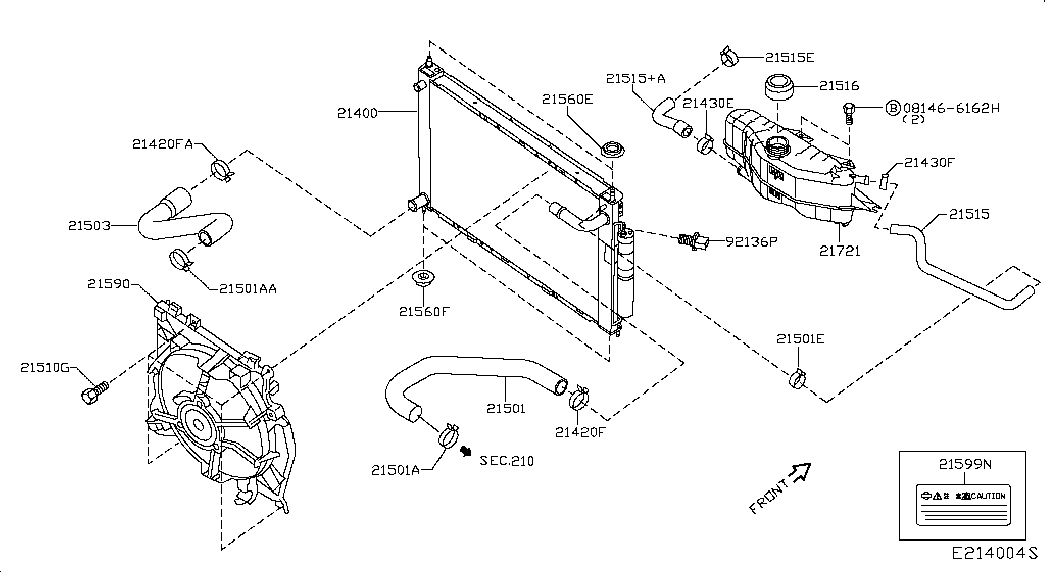 NISSAN 21400BC40C - Modul racire parts5.com