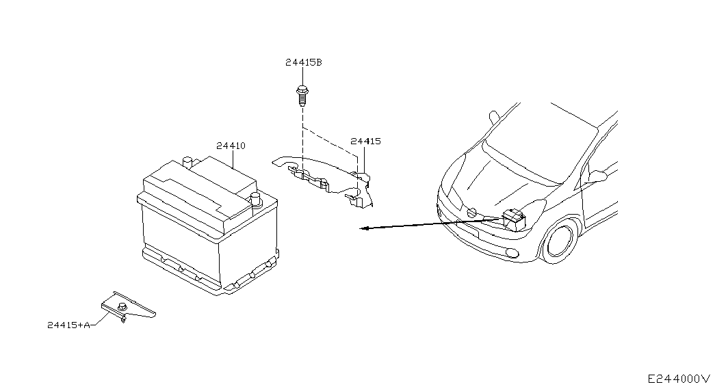 NISSAN 24410-AY60C - Starter Battery parts5.com