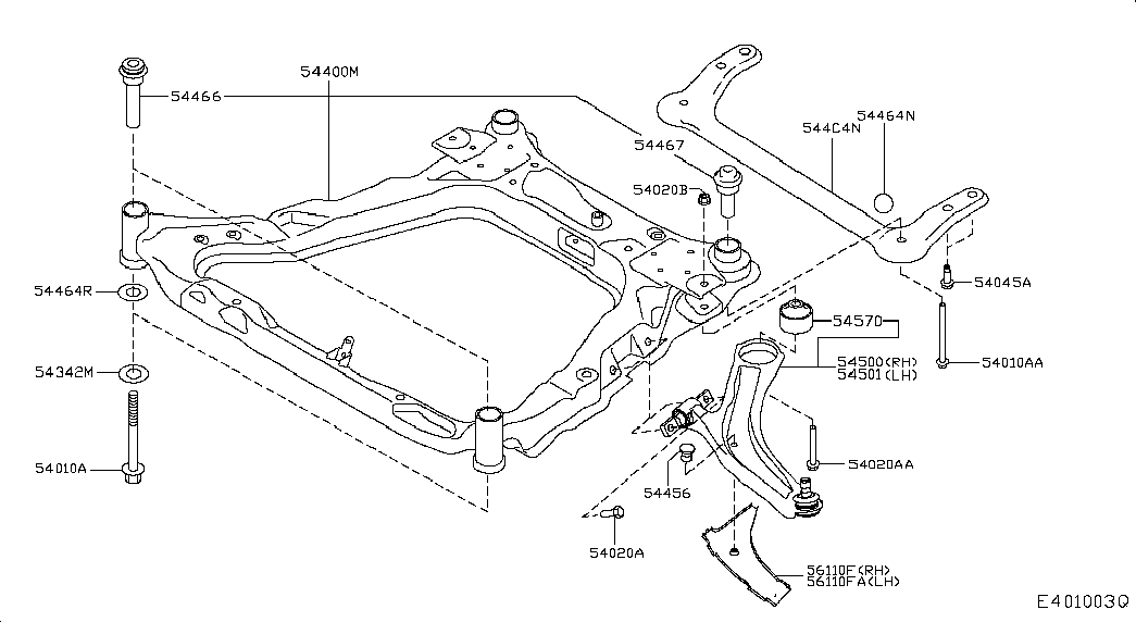 RENAULT 54500JD000 - Řídicí páka, zavěšení kol parts5.com