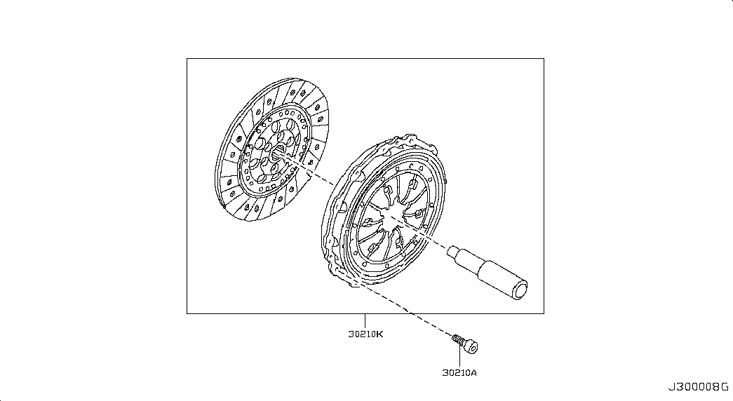 NISSAN 23354-00QAL - Set ambreiaj parts5.com