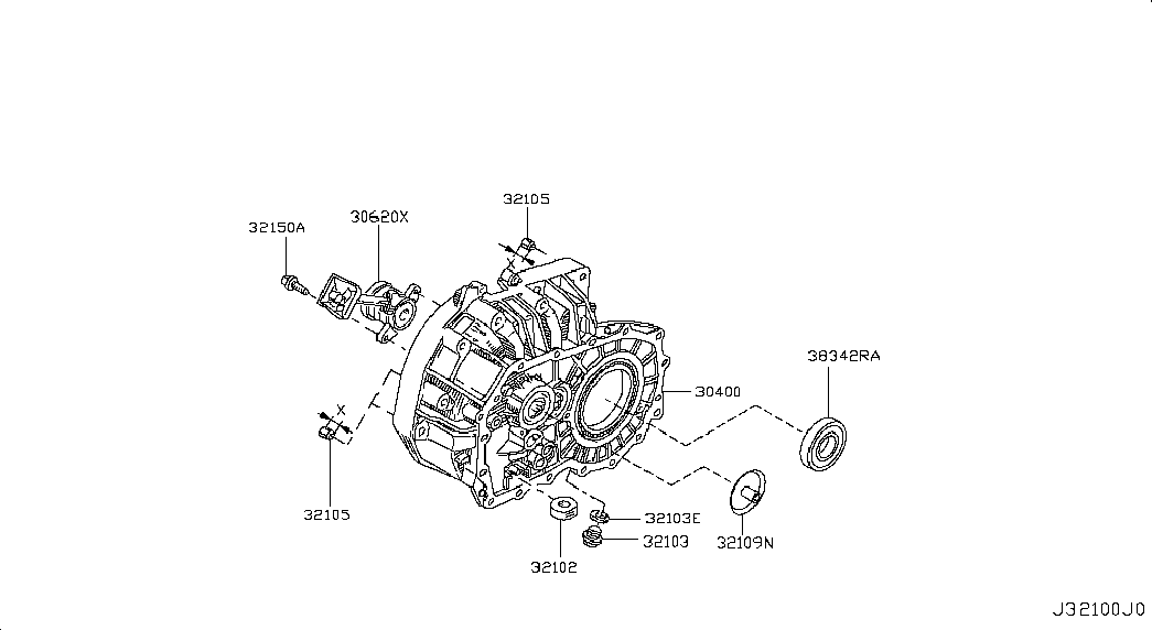 NISSAN 30620-BN700 - Irroitusmekanismi, kytkin parts5.com