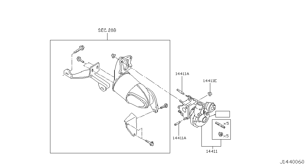 NISSAN 14411BN700* - Punjač, punjenje parts5.com