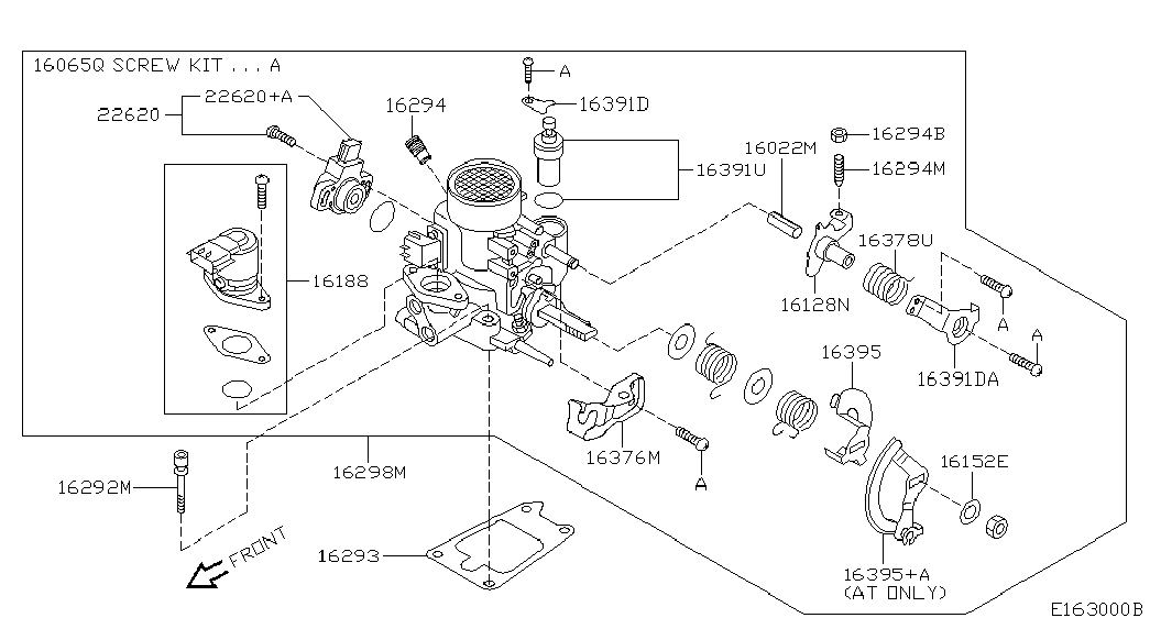 NISSAN 1626041B00 - Senzor, pozitie clapeta acceleratie parts5.com