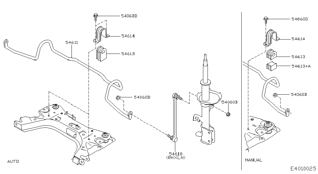 NISSAN 54618-BC40A - Drog / opornik, stabilizator parts5.com