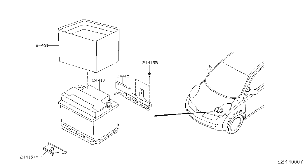 NISSAN 24410-AY60D - Стартерная аккумуляторная батарея, АКБ parts5.com