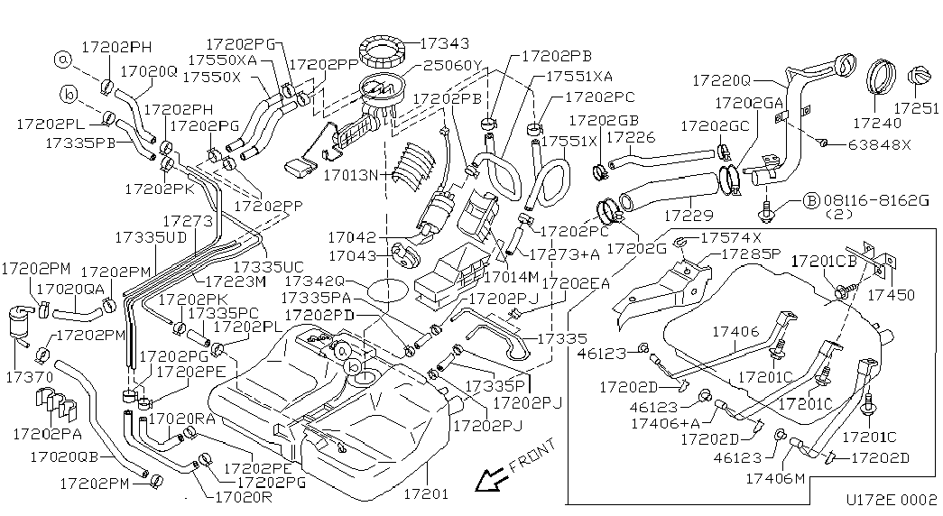 Infiniti 17042 62J00 - Pompa combustibil parts5.com