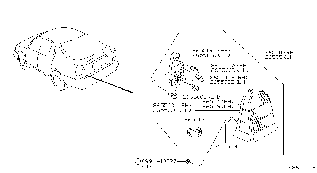 NISSAN 26717-5F001 - Žárovka, osvětlení přístrojů parts5.com