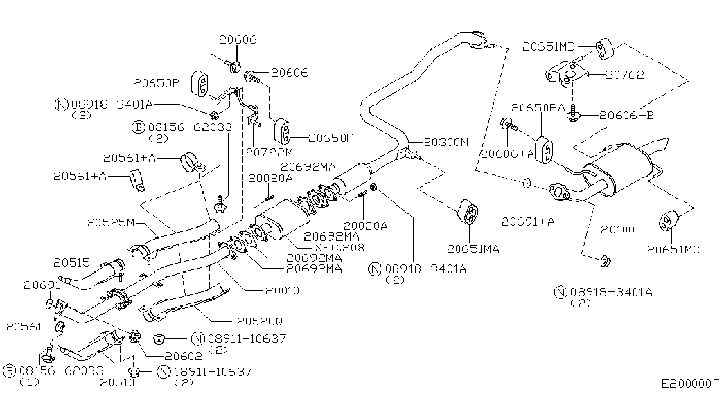 Datsun 206502F000 - Bearing Bush, stabiliser parts5.com