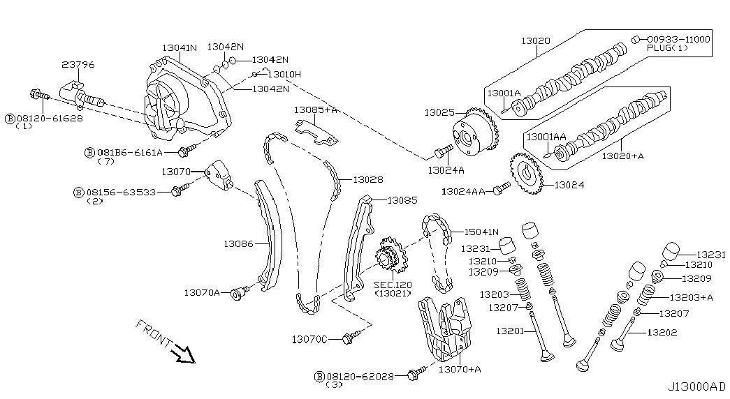 NISSAN 130426N200 - Seal Ring, oil drain plug parts5.com