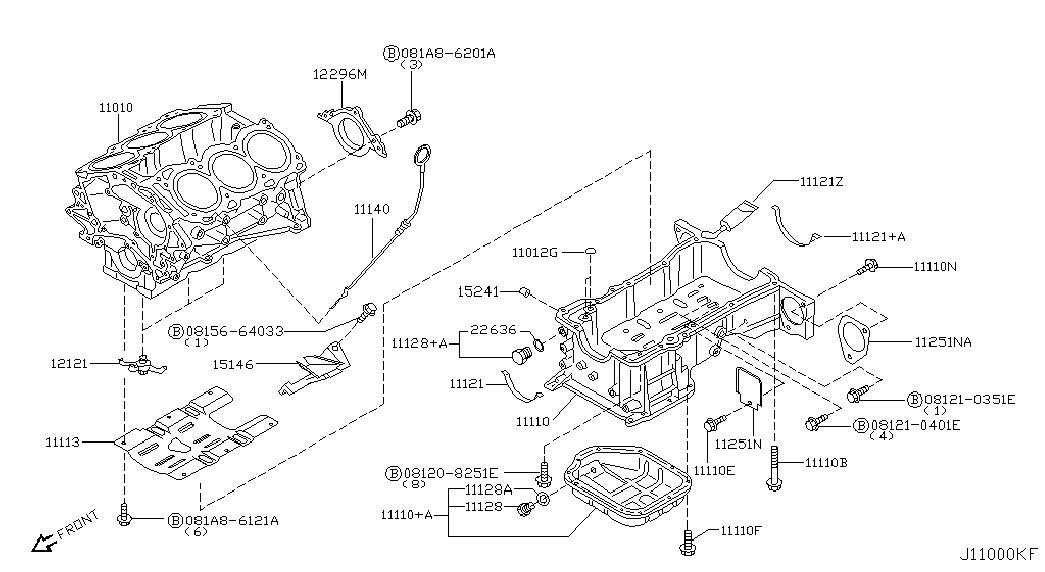 NISSAN 11026-01M00 - Στεγανοποιητικός δακτύλιος, τάπα εκκένωσης λαδιού parts5.com