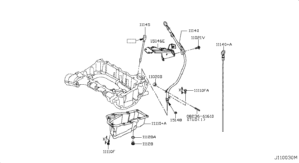 NISSAN 11026-00QAB - Στεγανοποιητικός δακτύλιος, τάπα εκκένωσης λαδιού parts5.com