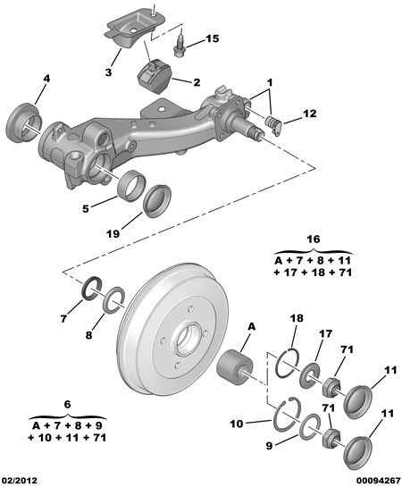 CITROËN 5132.72 - Repair Kit, link parts5.com