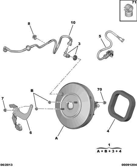 CITROËN 4503 43 - NUT WITH BASE parts5.com