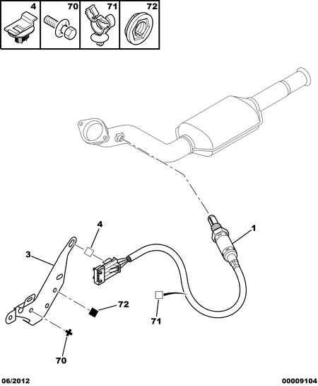 CITROËN 1628 7R - Sonda Lambda parts5.com