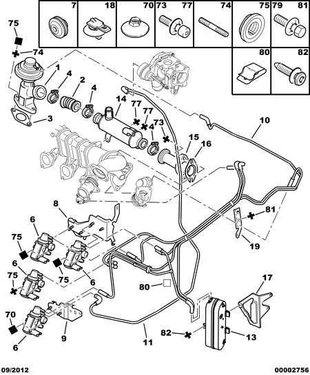 PEUGEOT 1628 VT - Ventil povratnih izpusnih plinov parts5.com