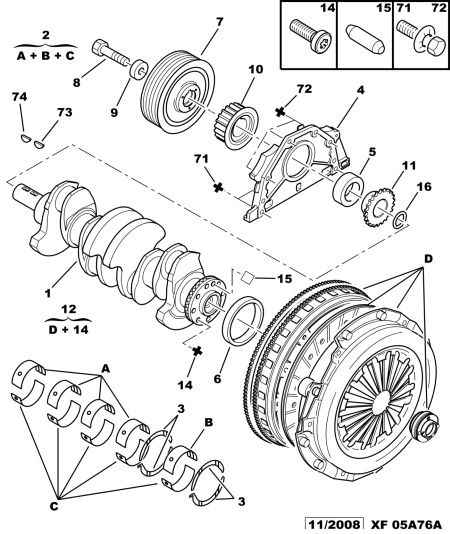 CITROËN/PEUGEOT 2037 07 - Simering, arbore cotit parts5.com