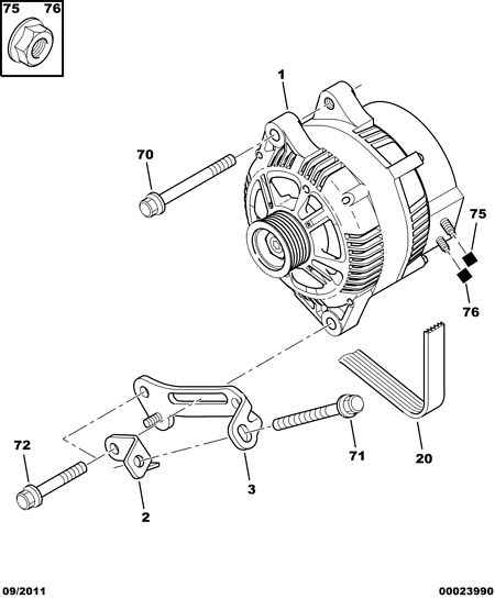 CITROËN 5750 QL - V-Ribbed Belt parts5.com