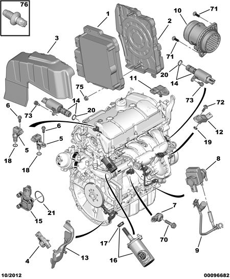 PEUGEOT 1920 RW - Légmennyiségmérő parts5.com