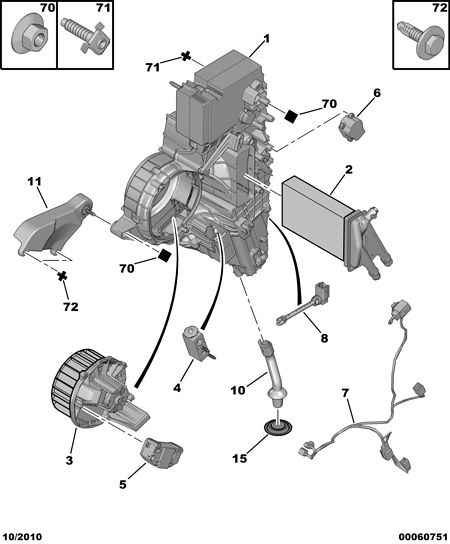 PEUGEOT 6441 CE - Resitencia, ventilador habitáculo parts5.com