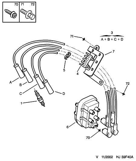 PEUGEOT 5960 15 - Spark Plug parts5.com