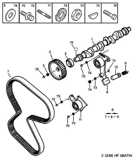 CITROËN 0829.33 - Napínacia kladka ozubeného remeňa parts5.com