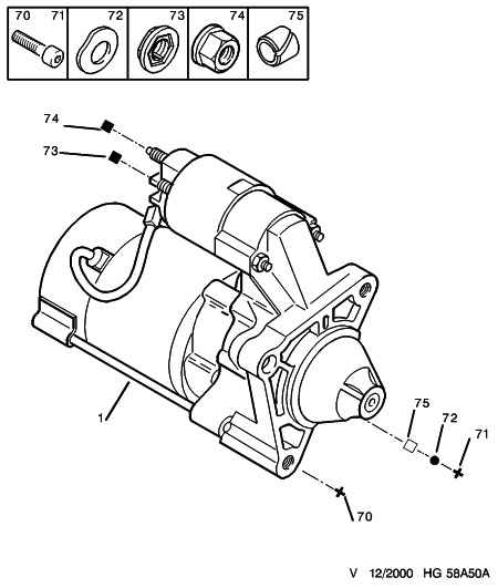 PEUGEOT 5802.M3 - Motor de arranque parts5.com